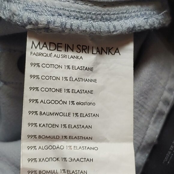 NWT CLUB MONACO Super slim Tea Lounge denim pants - Picture 15 of 15